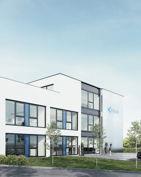 Bürogebäude in Tappenbeck mit heller Fassade