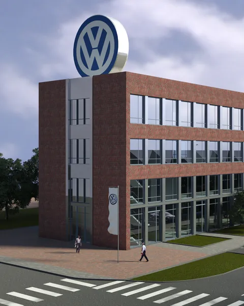 VW Verwaltungsgebäude in Emden mit Klinkerfassade